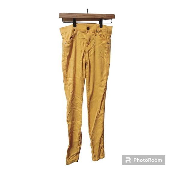 TEXTILE Elizabeth & James Golden Yellow Jeans - Picture 1 of 6